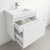 Mueble De Baño Colgante Milano Blanco Satinado - Marmoreo en internet