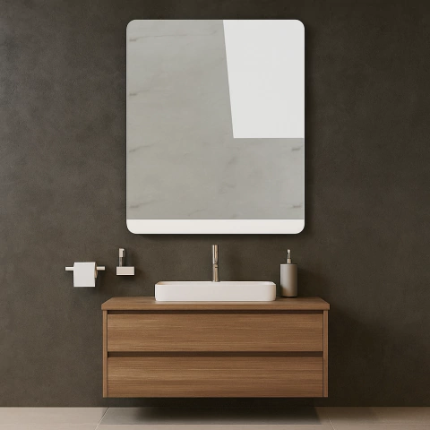 Espejo De Baño Shape/curve 60x70 Blanco - Campi - comprar online