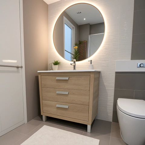 Mueble De Baño de pie Zamba 60x46cm Roble Verona - Campi - comprar online