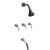 Griferia Bañera Con transferencia Junior Advance Lever - Estalgrif