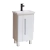 Mueble Con Bacha De Pie Cuyo Tostado/blanco - Gulliart