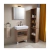 Mueble De Baño Con Bacha De Loza Bella Marron - Gulliart - comprar online