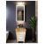 Mueble De Baño Tommy Blanco 40x40 + Bacha De Piedra Travertino - comprar online