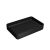 Bacha De Apoyo Slim Rectangular Negra Mate L.13060.94 - Deca