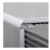 Guardacanto Arco Aluminio Blanco 1963 - Atrim - comprar online