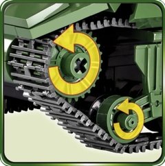 Tanque Americano M36 Jackson Blocos de Montar 460 pçs Cobi - comprar online