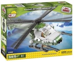 Helicóptero Militar Blocos para Montar 145 peças Cobi