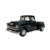 Chevy 1955 V8 5100 Pick Up Marta Rocha Stepside 1:24 Preto