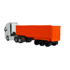 Caminhão Volvo FH Basculante 1:64 Welly Branco - Imports Bazar - 12 anos no Mercado!