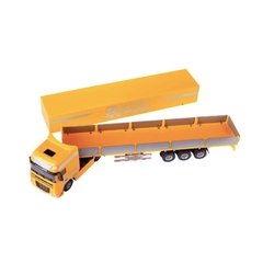 Caminhão Baú Graneleiro 1:50 Kaidiwei Metal na internet