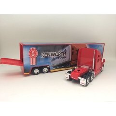 Caminhão Baú Kenworth T700 1:68 Vermelho - Imports Bazar - 12 anos no Mercado!