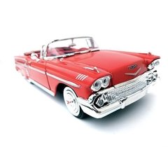 Chevrolet Impala 1958 Conversivel 1:24 Vermelho - comprar online