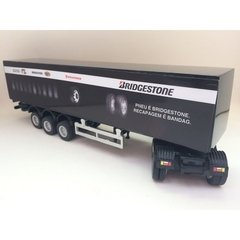 Volvo FH 3 eixos Trucado com Baú Bridgestone 1:50 na internet