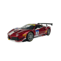 Ferrari 488 Challenge 2017 Bburago 1:24 Vermelho