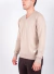 Sweater Sebastian beige escote en V - Guindas