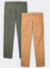 PACK X2 pantalones gabardina cemento y camel - comprar online