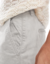 Bermuda corte chino guindas gris perla - comprar online