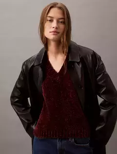 Sweater mujer CK - chenille - comprar online