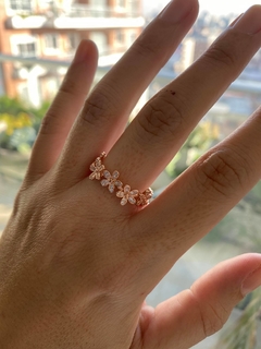 Anillo Flores Pave on internet