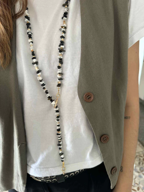 Corbatero Blanco y negro