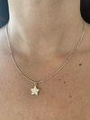 Collar tricolor con estrella dorada - buy online