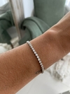 PULSERA CUBIC BAGUETTE CRISTAL CON CIERRE