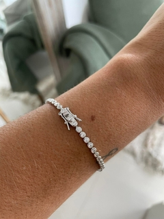 PULSERA CUBIC BAGUETTE CRISTAL CON CIERRE - buy online