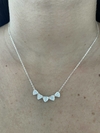 Collar 5 corazones