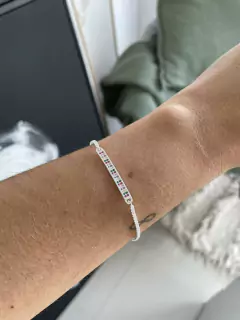 Pulsera Coral pave - comprar online