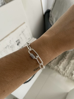 Pulsera eslabnes Me con cierre Pave - buy online