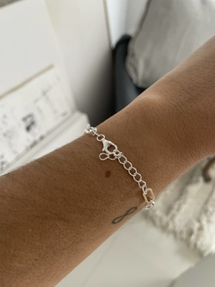 Pulsera eslabon central pave - buy online