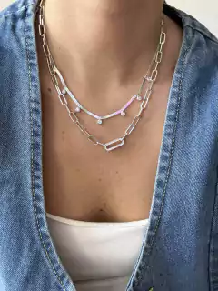 Collar malla y cubic - comprar online