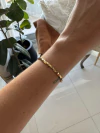 Pulsera cuadraditos gold - comprar online