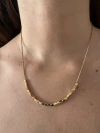 Collar cuadraditos gold