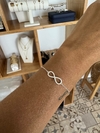 Pulsera infinito en pave