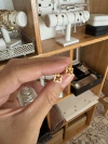 Aro mini Vito acero gold - comprar online