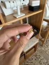 Aro mini pasante ojo acero gold - comprar online