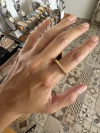 Anillo Marin acero gold