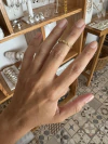 Anillo Gia midi acero gold
