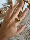 Anillo Doly regulable acero gold
