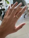 Anillo Oliver acero gold