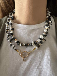 Corbatero Blanco y negro - El Mercadito de Accesorios