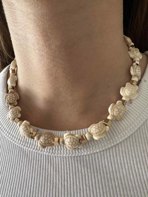 Collar tortuguitas naturales