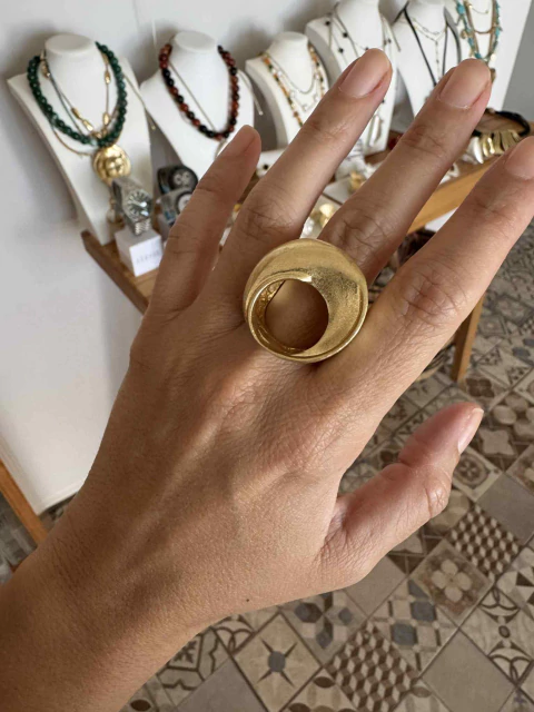 Anillo Seri extensible dorado