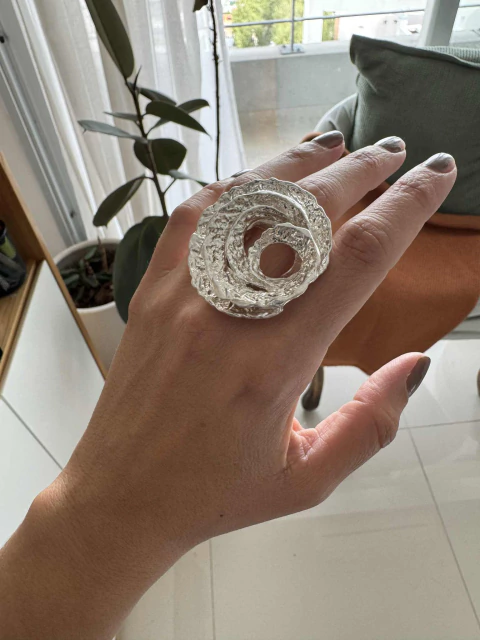 Anillo extensible Craf plateado