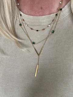 Collar Pampit acero gold en internet