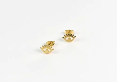 Aro mini pasante ojo acero gold en internet