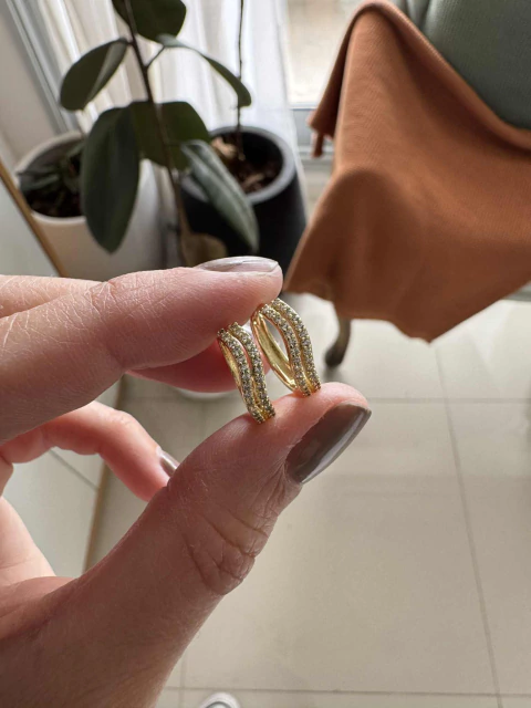 Aro Tirra acero gold