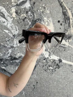 Anteojo Blanco y negro - El Mercadito de Accesorios