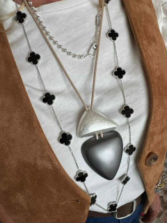 Collar Estol Plateado on internet